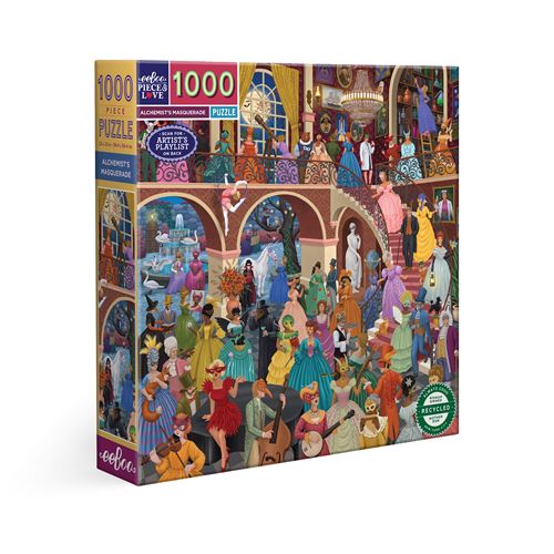 Puzzle 1000 pièces Eeboo Alchemist’s Masquerade - Eeboo