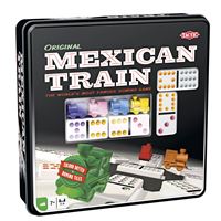Mexican Train Dominoes - avec 91 Dominos Points Colores Double 12, locomotives, Gare - Train Mexicain - Set Jeu Societe et Carte Mexican Train Dominoes - avec 91 Dominos Points Colores Double 12, locomotives, Gare - Train Mexicain - Set Jeu Societe et Carte