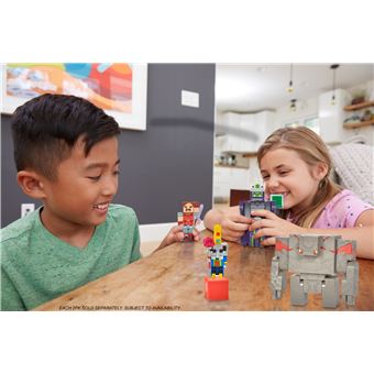 Pack de 2 Figurines Minecraft Dungeons 8 cm Modèle aléatoire