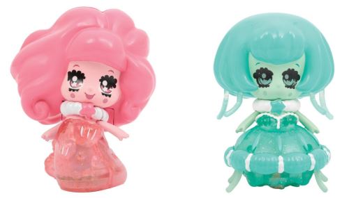 Pack de 2 figurines Glimmies Aquaria Octopia et Medusilla 6 cm