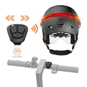Casque Vélo LED Rechargeable USB – Lumière Avant + 13 LED Arrière Clignotantes, Ajustable, Certifié CE/CPSC – Homme/Femme/Ados