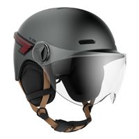 Casque vélo et trottinette avec LED Casr Glow Anthracite mat L