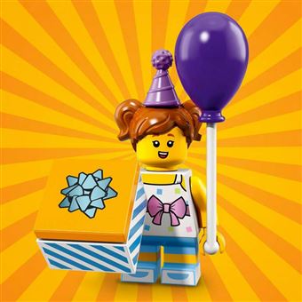 Minifigure LEGO® Série 18 - La fille goûter d'anniversaire - Super