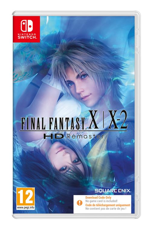Final Fantasy X/X2 HD Remaster Code in a box Nintendo Switch
