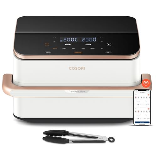 Cosori 1895375 Doppel 10 l Eigenständig 2800 W Heißluftfritteuse Weiß