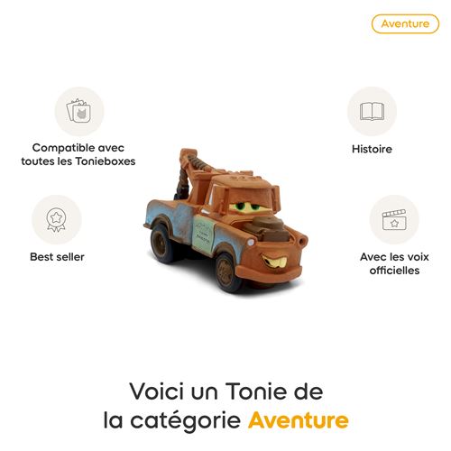 Figurine Tonie Cars 2 - Audio Et Jeu Pour Enfants Dès 4 Ans - Compatible Toniebox (vendue Séparément)