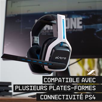 Casque sans fil Astro A20 2e génération pour PS4 Noir et Bleu