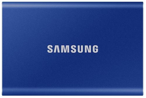 Disque SSD Externe Samsung Portable T7 MU-PC500H/WW 500 Go USB 3.2 Bleu indigo