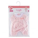 Pyjama Rose Corolle pour poupon 36 cm