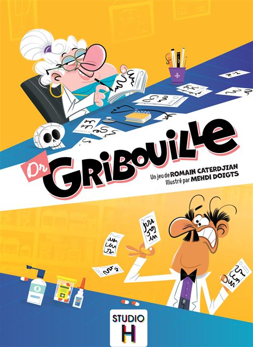 Boite de Jeu d’ambiance Studio H Dr Gribouille