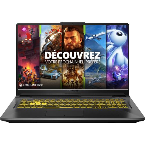 Pc Portable Gaming Asus A17-Tuf766Iu-H7185T 17.3" Amd Ryzen 9 32 Go Ram 1 To Ssd Gris
