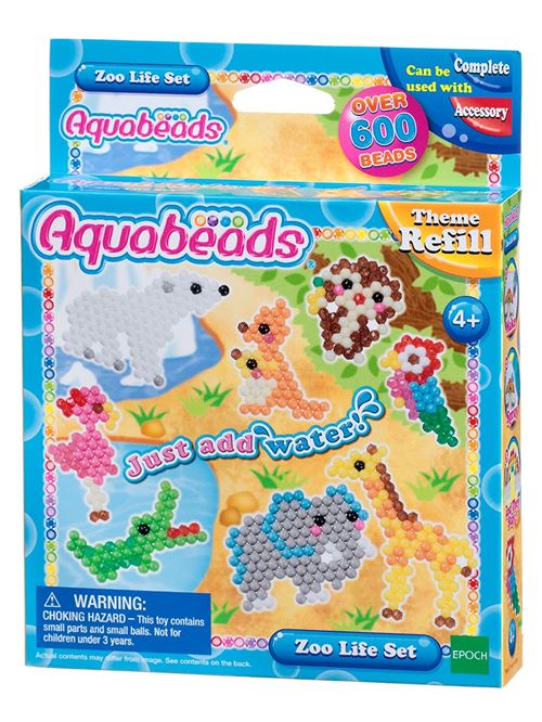 Kit créatif Aquabeads Animaux du Zoo