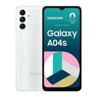 Smartphone Samsung Galaxy A04s 6,5" Double SIM 32Go Blanc