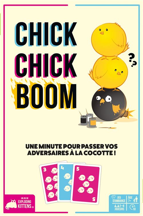 Jeu D'ambiance Asmodee Chick Chick Boom – Affrontez Vous En 60 Secondes - vue 2