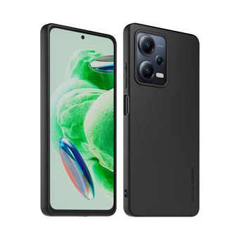 Coque arrière semi-rigide Made For Xiaomi pour Redmi Note 12 5G Noir