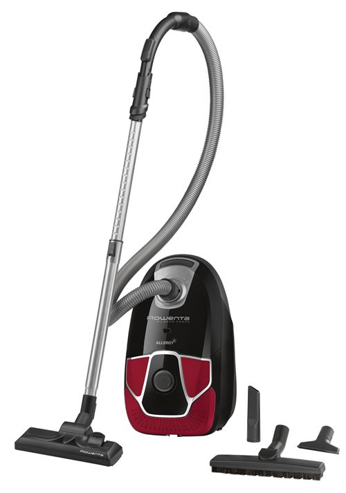 Aspirateur avec sac Rowenta Silence Force Allergy+ RO6859EA 450 W Noir et Rouge