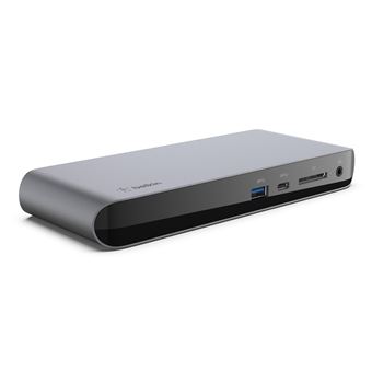 Belkin CONNECT Station d'accueil Thunderbolt 3 Pro - Station d'accueil - USB-C / Thunderbolt 3 - DP - GigE - 170 Watt