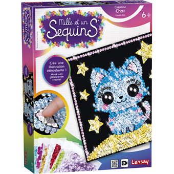 Jeu créatif Lansay Mille et un Sequins Lapin et Chaton Modèle aléatoire