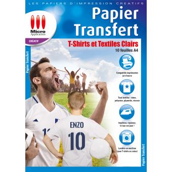 Micro Application Papier Autocollant Transparent - Pochette 8