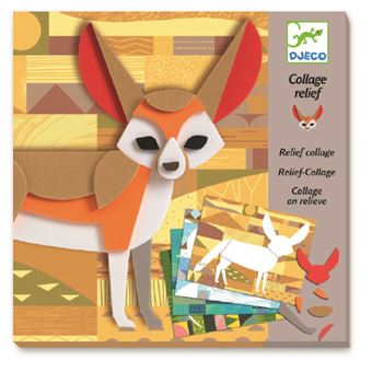 Kit créatif Djeco Collage relief Dans la nature - 1