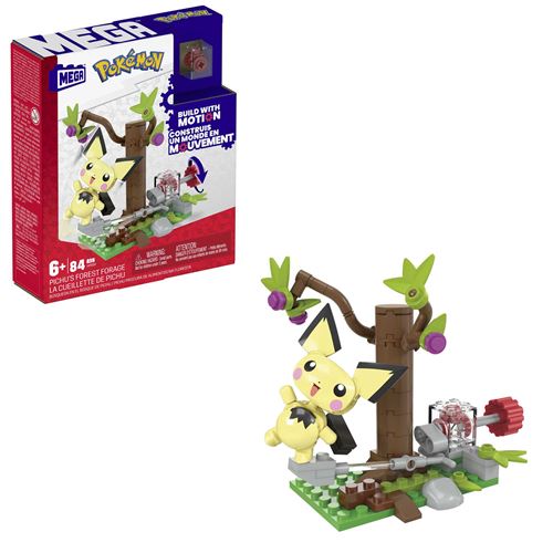 MEGA Pokémon Jumbo Pikachu, bouwset, ruim 30 cm groot, beweegbaar, 825 bouwstenen en onderdelen, voor jongens en meisjes vanaf 6 jaar​, FVK81