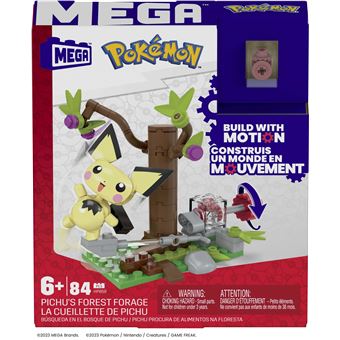 Jeu de construction Mega Bloks Pokémon Pichu Aventure en Forêt