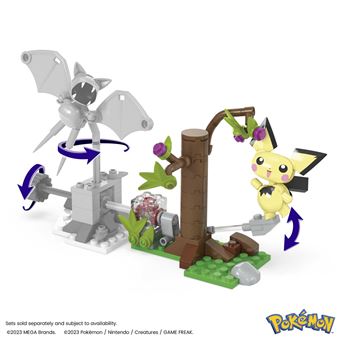 Jeu de construction Mega Bloks Pokémon Pichu Aventure en Forêt