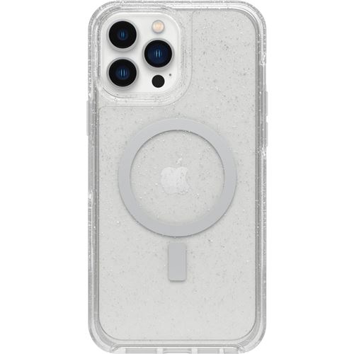 Coque de protection avec MagSafe pour iPhone 13 Pro Max OtterBox Symmetry Series+ Clear Transparent pailleté