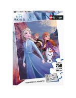 Puzzle 250 pièces Nathan Prêts pour l'aventure Disney La Reine des Neiges 2