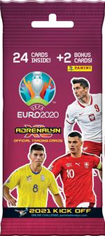 Pack de 26 pochettes Panini Foot Trading Cards EURO 2020