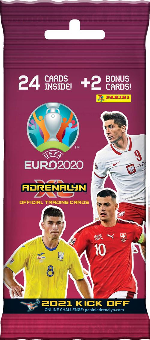 Pack de 26 pochettes Panini Foot Trading Cards EURO 2020