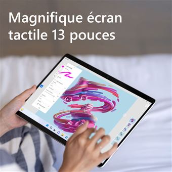 Microsoft Surface Pro 9 - Tablette - Intel Core i5 - 1235U / jusqu'à 4.4 GHz - Evo - Win 11 Home - Carte graphique Intel Iris Xe - 8 Go RAM - 256 Go SSD - 13" écran tactile 2880 x 1920 @ 120 Hz - 802.11a/b/g/n/ac/ax (Wi-Fi 6E) - graphite