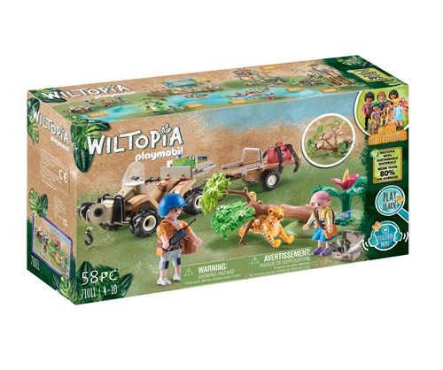 Playmobil Wiltopia 71011 Quad De Secours Pour Animaux