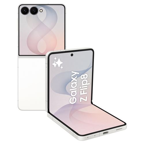 Smartphone Samsung Galaxy Z Flip8 6,9 5G Double SIM 256 Go Blanc