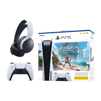 Pack PS5 Horizon + DualSense Blanc + Casque Pulse 3D Blanc - Console PlayStation  5 à la Fnac