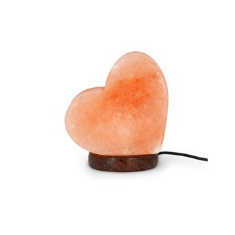 Lampe à poser de sel Legami Heart Orange et Marron