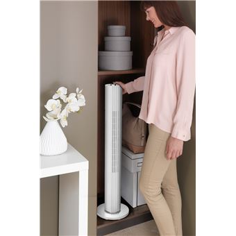 Ventilateur colonne fantasy blanc