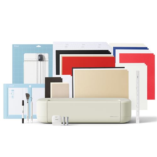 Machine de découpe Cricut™ Explore™ 5 Beige + Pack Essentiels - Cricut
