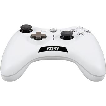 Manette Gaming filaire MSI Force GC20 V2 Blanc