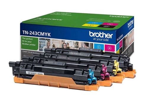 Brother TN 243CMYK Cyan Jaune - vue 4