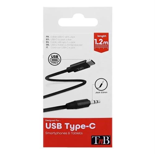 Adaptateur USB Type-C vers jack 3.5 / USB Type-C - T'nB
