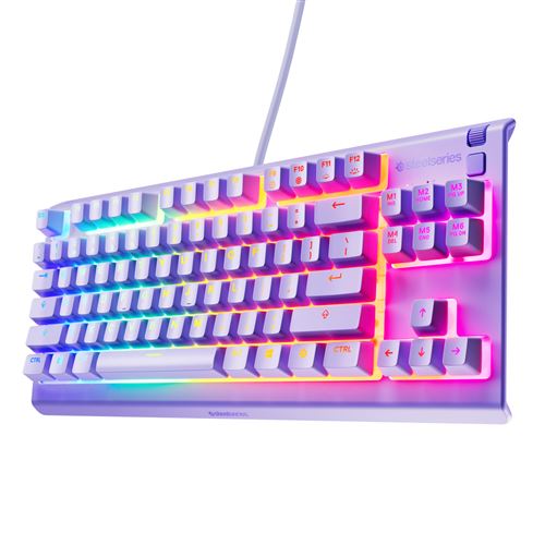 Clavier Gamer SteelSeries Apex 3 TKL – Format Compact, Rétroéclairage RGB, Résistant à l'Eau - vue 7