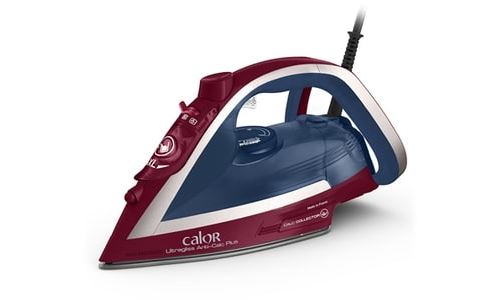 Fer À Repasser Vapeur Calor Ultragliss Anti-Calc Plus Fv6834C0 2800 W Bleu Et Violet