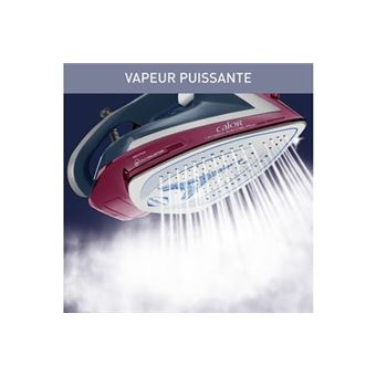 Fer à repasser vapeur Calor Ultragliss Anti-Calc Plus FV6834C0 2800 W Bleu et Violet