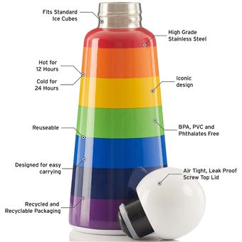 Bouteille isotherme Lund London Skittle Rainbow 500 ml