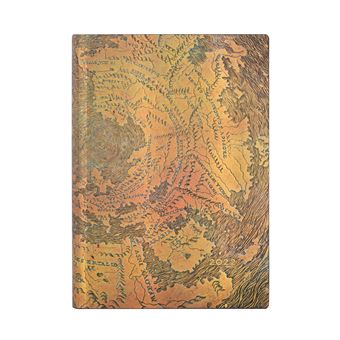 Agenda Flexis Paperblanks 2022 Globe de Hunt-Lenox Midi 12,5 × 17,5 cm