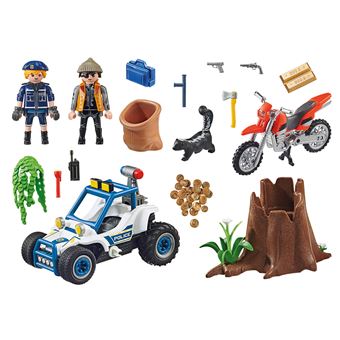 Playmobil City Action 70570 Policier avec voiturette et voleur à moto