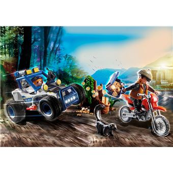 Playmobil City Action 70570 Policier avec voiturette et voleur à moto