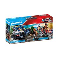Playmobil City Action 70570 Policier avec voiturette et voleur à moto