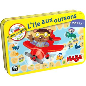 Jeu de voyage Haba L’île aux oursons